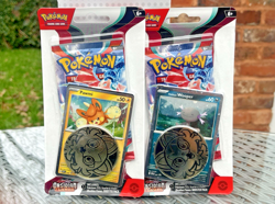 POKEMON TCG OBSIDIAN FLAMES CHECKLANE BLISTER PACK X2 PAWMI & WOOPER *SEALED* - Image 1