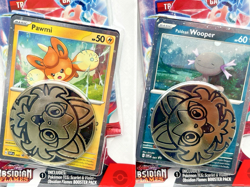 POKEMON TCG OBSIDIAN FLAMES CHECKLANE BLISTER PACK X2 PAWMI & WOOPER *SEALED* - Image 3