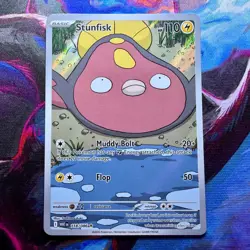 Pokemon TCG ‘Stunfisk 118/086’ White Flare - Image 1