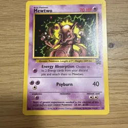 Mewtwo 2000 Pokemon Black Star Promo #14 EXCELLENT CONDITION - Image 1