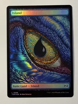 Island - Dragon’s Eye Full Art - Foil - Tarkir Dragonstorm 0288 NM - Image 1