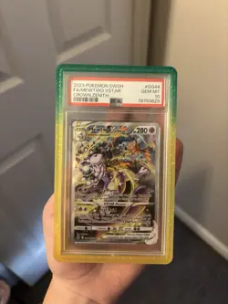 Pokemon Mewtwo VSTAR GG44/GG70 Crown Zenith Galarian Gallery Holo PSA 10 - Image 1