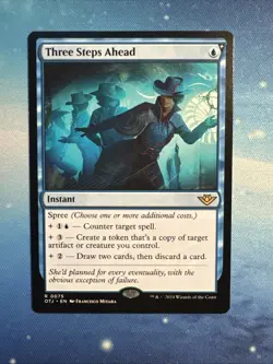 Three Steps Ahead Mtg Outlaws of Thunder Junction Regular Rare 75 Nm - Image 1