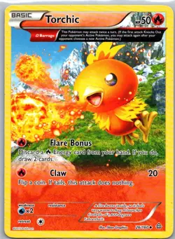Pokemon TCG Torchic 26/160 Primal Clash LP - Image 1