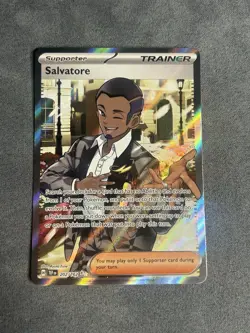 Pokemon TCG Salvatore #202/162 Ultra Rare Full Art Trainer SV05: Temporal Forces - Image 1