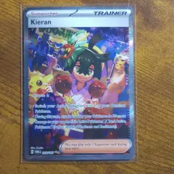 Pokemon Kieran 218/167 Sv06: Twilight Masquerade Special Illustration Rare Holo - Image 1