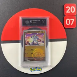 Pokemon TCG S-Chinese Machop 151C 066/151 Poke Ball Grade10 - Image 1