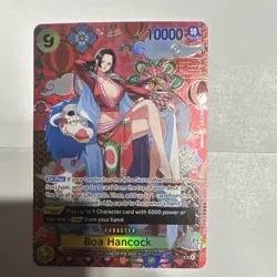 Bandai Boa Hancock Character Card OP14-112 Foil 10000 Power Azure Sea's Seven - Image 4
