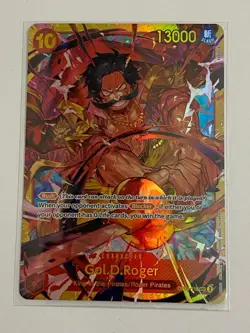 Gol D Roger OP09-118 SEC Secret Rare Emperors In The New World One Piece NM - Image 1