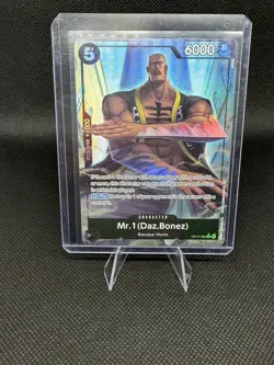 Mr.1 (Daz.Bonez) One Piece Azure Sea's Seven OP14-090 Alt Art English - Image 1