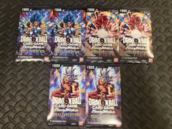 Bandai Dragon Ball Super Card Game Fusion World Dual Evolution 6 Booster Packs - Image 4