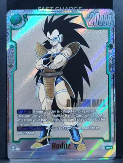 Dragon Ball Super Card Game Raditz Battle SR SB01-026 Holo 20000 HP - Image 1
