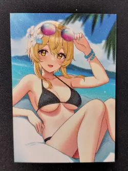 Lumine Goddess Story Doujin Frosted Waifu Trading Card Genshin Impact - Image 1