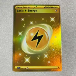 Basic Lightning Energy 257/198 - Scarlet & Violet - Hyper Rare - NM - Gold Card - Image 1