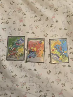 Pokemon TCG Holo Series 1 Bulbasaur Charmander Squirtle Lot 3 Cards English - Image 5