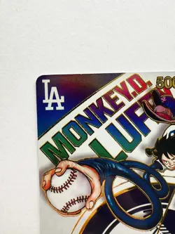 One Piece Card LA Dodgers Luffy Promo Card Unused for ※Proxy Card for Display - Image 4
