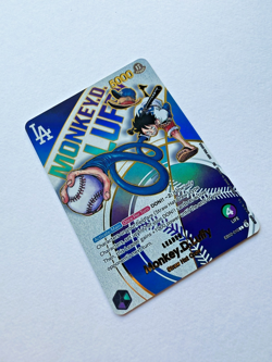 One Piece Card LA Dodgers Monkey D. Luffy Promo Card Unused ※for Replica display - Image 2