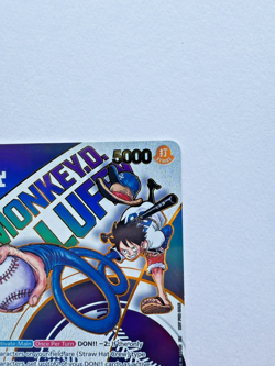 One Piece Card LA Dodgers Monkey D. Luffy Promo Card Unused ※for Replica display - Image 5