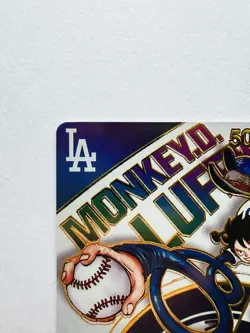One Piece Card LA Dodgers Luffy Promo Card Unused for ※Proxy Card for Display - Image 4