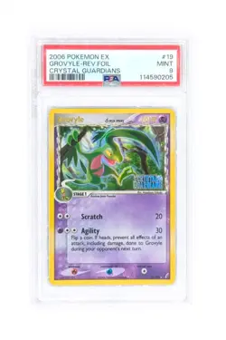 Pokemon card Grovyle Reverse Foil 19/100 EX Crystal Guardians 2006 English PSA 9 - Image 1