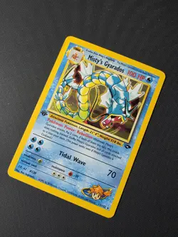 Misty's Gyarados 1st Edition Gym Challenge Vintage Pokemon - Image 2