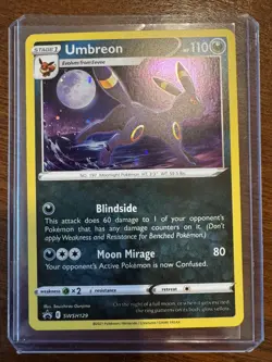 Umbreon - SWSH129 Promo SWSH: Sword & Shield Promo Cards NM Holo - Image 1