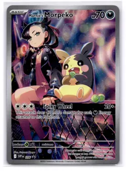 Marnie’s Morpeko SV: Scarlet & Violet Promo Cards 206 Holofoil Holo Rare LP-NM - Image 1