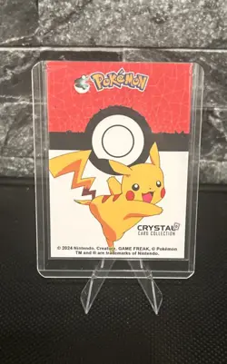 Pokemon #076 Golem Stained Glass Crystal Card Collection Holo (2024) - Image 2