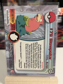 Pokemon Topps Chrome Slowpoke #79 Holo Card NM Condition - Image 2