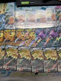 Pokemon 40 Ex Card Lot Bulk Mega Evolutions Scarlet Violet 151 #8 - Image 4