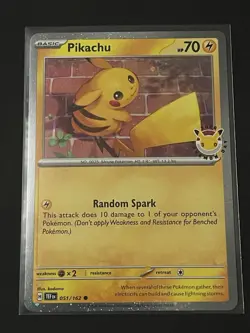 Pikachu (Pokemon Day 2026) 051/162 Miscellaneous Cards & Products Holo - Image 1