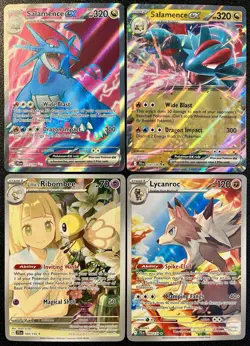 (x4) Scarlet & Violet Journey Together Full Art & EX Pokemon Card Lot (2025) - Image 1