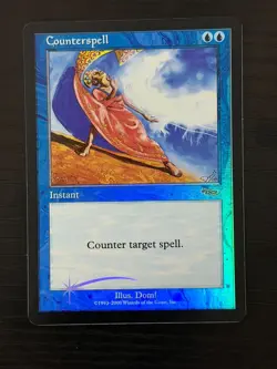 MTG Magic the Gathering Counterspell Judge Promo Foil - Free Returns! Near Mint - Image 1