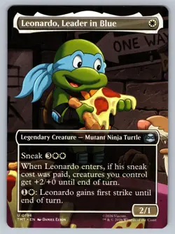 Leonardo, Leader in Blue (Borderless) 0196 Teenage Mutant Ninja Turtles Magic - Image 1