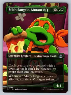 Michelangelo, Mutant BFF (Borderless) 0198 Teenage Mutant Ninja Turtles Magic - Image 1