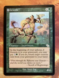 MTG Genesis Judgment Very Lightly Played Condition Green Rare!! - Image 1