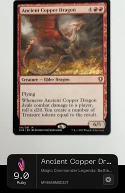 Ancient Copper Dragon Commander Legends: Battle for Baldur's Gate Regular - Image 3