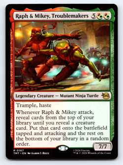 Raph & Mikey, Troublemakers - TMNT Ninja Turtles - MTG - Image 1