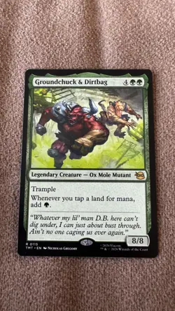 Groundchuck and Dirtbag - Teenage Mutant Ninja Turtles - MtG- NM - Image 1