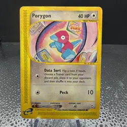 Porygon 103b/147 Aquapolis Common English Pokemon Card - Non Holo - Image 1
