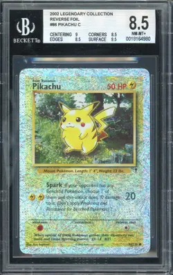 2002 Pokemon Legendary Collection Pikachu C Reverse Foil #86 BGS 8.5 - Image 1