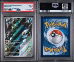 Pokemon TCG Psyduck Scarlet Violet-151 PSA 9 Illustration Rare 175/165 - Image 3