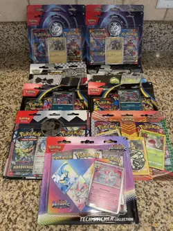 x11 LOT of SEALED Pokemon TCG Blister Packs TONS of Various Sets Prismatic More - Image 1