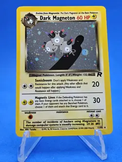 🔵 Pokemon TCG Team Rocket DARK MAGNETON 11/82 Holo LP+ - Image 1