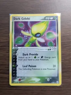 Pokemon Dark Celebi Holo Rare Card 4/101 EX Hidden Legends Near Mint Condition - Image 1