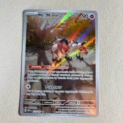 Mr. Mime 179/165 - Pokemon 151 - Illustration Rare - NM - Holo - Image 1