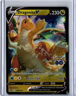 Pokemon TCG Dragonite V SWSH235 - Sword & Shield Holo Black Star Promo NM - Image 1