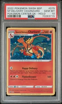 Pokemon Special Delivery Charizard SWSH075 Promo PSA 10 Sword & Shield Promo - Image 1