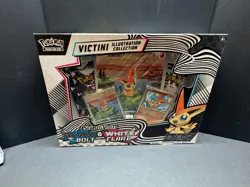 Pokemon TCG Black Bolt & White Flare Unova Victini Illustration Collection Box - Image 1