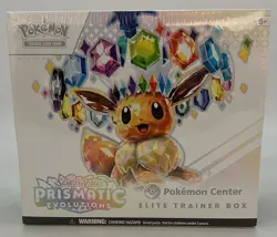 Scarlet Violet Prismatic Evolutions Pokemon Center PC ETB Elite Trainer Box - Image 1